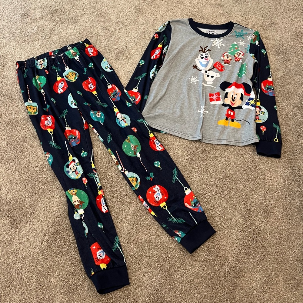 Disney 100 holiday pajamas